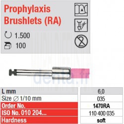  Prophylaxis Brushlets (RA) - soft - 1470RA 