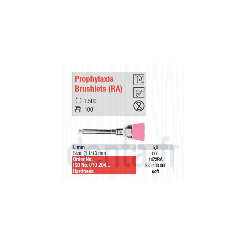  Prophylaxis Brushlets (RA) - soft - 1472RA 