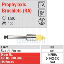  Prophylaxis Brushlets (RA) - hard - 1476RA 