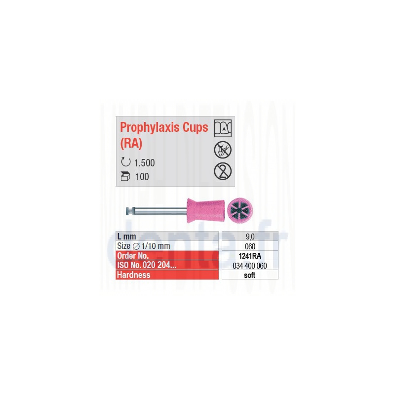  Prophylaxis Cups (RA) - 1241RA 