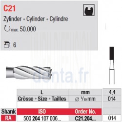 C21 - Fraise carbure de tungstène - C21.204.014 