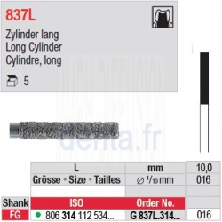 G 837L.314.016-Cylindre, long