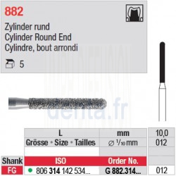 G 882.314.012 - Cylindre, bout arrondi