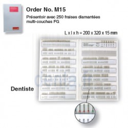 M15 - Présentoir à fraies FG - dentiste