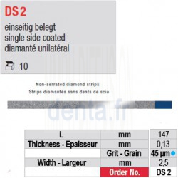 DS 2 - diamanté unilatéral