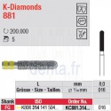 KC881.314.016 - K-Diamonds cylindre bout arrondi