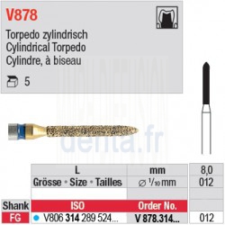  V878.314.012 - DIACUT - Cylindre, à biseau 