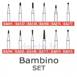 SET/BA - Instrument diamanté - Assortiment de BAMBINO