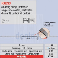 PXDS 3 - strips diamantés perforés