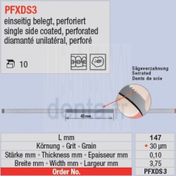 PFXDS 3 - strips diamantés perforés