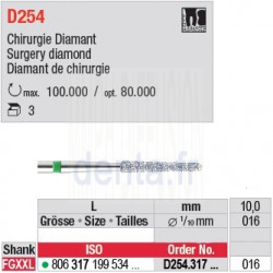 D254.317.016 - diamant chirurgie