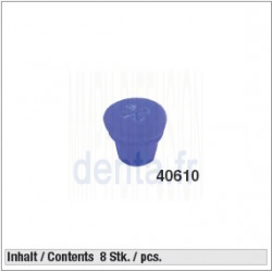 40610 bouchons silicone pour supports inox