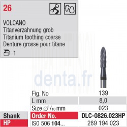 DLC-0826.023HP Volcano denture 26