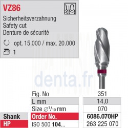 6086.070HP - VZ86 - denture de sécurité