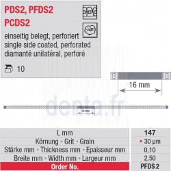 PFDS 2 - strips diamantés perforés