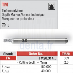 TM20.314.009 - Depth Marker TM pour le marquage de la profondeur.
