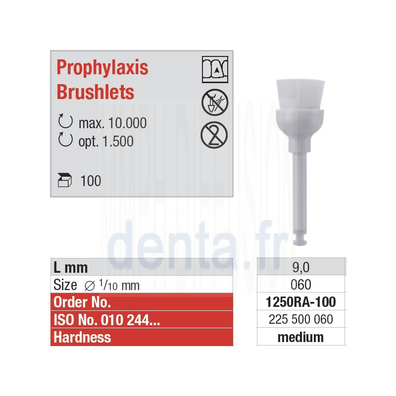 1250RA - Prophylaxis Brushlets