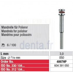 Mandrins pour polissoirs - 4007HP
