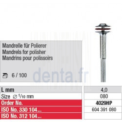 Mandrins pour polissoirs - 4029HP