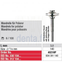 Mandrins pour polissoirs - 4021HP