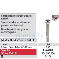 Mandrin spécial pour gauchers - L 4007HP